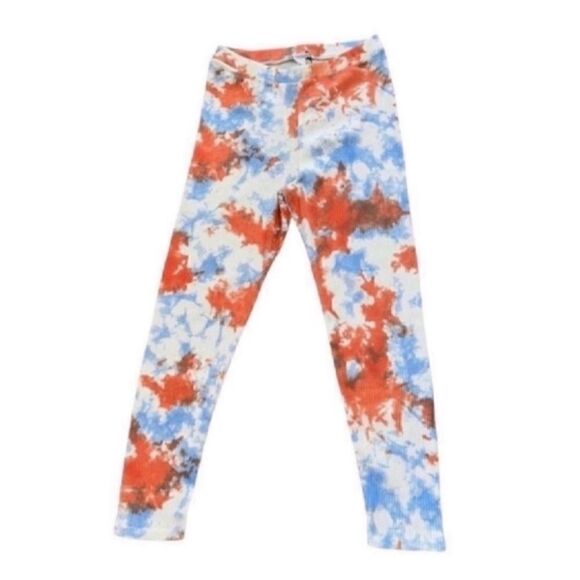 Zara Tye Dye Orange & Blue Ribbed
Leggings(Size Medium) - Picture 5 of 6